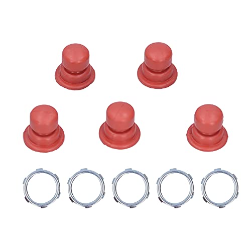 LIYJTK 5pcs -Glühbirnen Ersatz Tecumseh 36045 36045A 640259 Rasenmäherteile Aluminium Gummi Easy Installation Dauerhaft von LIYJTK