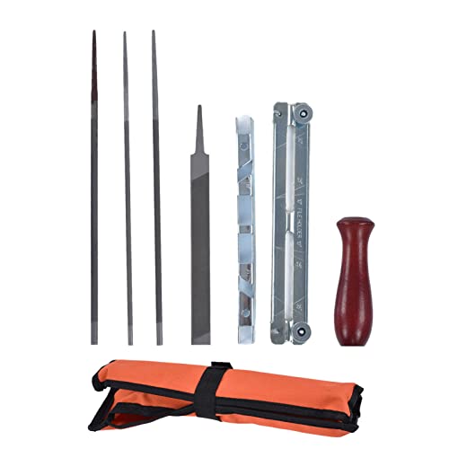 LIYJTK 8pcs Kettensägenschärfer -Dateikettenkettensägen Zähneschärfen -Werkzeug -Set -Kit mit Griff LIYJTK 8pcs Kettensägenschärfer -Dateikettenkettensägen Zähneschärfen -Werkzeug -Set -Kit mit Griff von LIYJTK