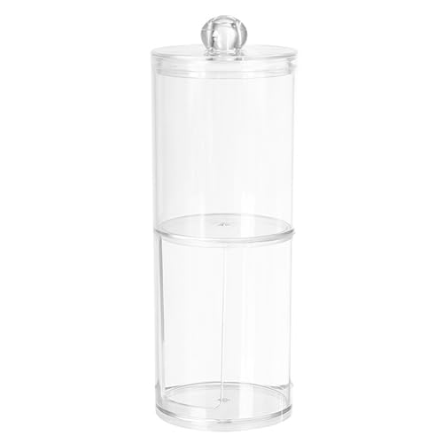 LIYJTK Baumwoll -Tupfer -Organizer Doppelschicht rund transparent Kunststoff Baumwollabstrichhalter Desktop Speicherung LIYJTK Baumwoll -Tupfer -Organizer Doppelschicht rund transparent Kunststoff Baumwollabstrichhalter Desktop Speicherung von LIYJTK