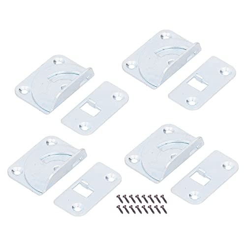 LIYJTK Bed Schienen Halterung Heavy Duty Edelstahl Bed Schienen Armaturen Fuß stütze Restaurierung Zubehör von LIYJTK