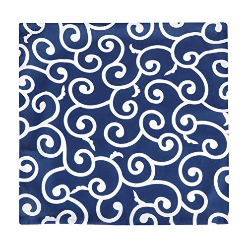 LIYJTK Blau weiße Texturstil Kissenabdeckung Kissenbezug für Wohnkultursofa Couch 2pcs (Type 4) von LIYJTK