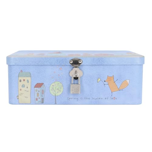 LIYJTK Blechplatte leere Läden Vintage Storage Box Lid Deckel Cartoon Kinder LIYJTK Blechplatte leere Läden Vintage Storage Box Lid Deckel Cartoon Kinder von LIYJTK
