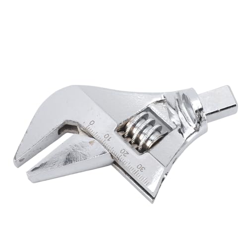 LIYJTK Einstellbarer Schraubenschlüssel Kopf Industrial Grade Torsion Ultra großer Öffnung CRV -Hardware -Tool 9x12 Konvexe Quadratschnittstelle (0-37 mm) von LIYJTK