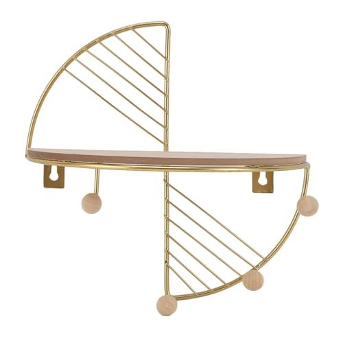 LIYJTK Eisenkunst -Lüfterform in der förmigen Wand hängenden Rack Dekorative Aufbewahrung für Zuhause LIYJTK Eisenkunst -Lüfterform in der förmigen Wand hängenden Rack Dekorative Aufbewahrung für Zuhause von LIYJTK