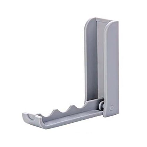 LIYJTK Faltbares haken Platz sparende Wandmontage Klapper Haken für Kleidungsstücke (Grau) von LIYJTK