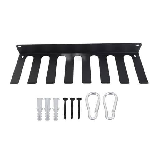 LIYJTK Fitnessstudio Organizer Rack Premium Home Workout Wandmontage Lager Weiß weiß von LIYJTK