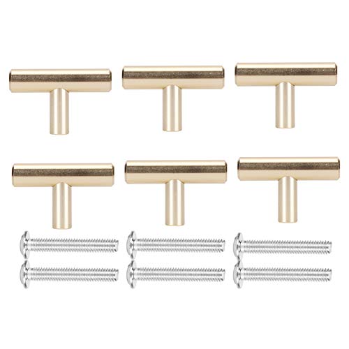LIYJTK Goldschubladenhandlungsflächen Aluminium Europäische Möbel Ersatzteile für Schubladenstarken (Europäischer Kleiderschrank -Türgriff (Gold)) von LIYJTK
