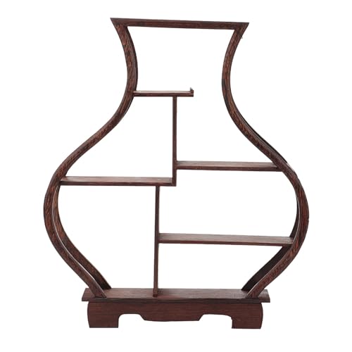 LIYJTK Home Carving Crafts Rack Antique Display Rack vielseitige Schreibtischation (Vase -Typ) von LIYJTK