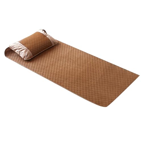 LIYJTK Home Textile Rattan Matten Gitter Eingebautes Blech Set Coole Bettdecke Sommer Super -Elastizität Band (120 * 195 cm Kissenbezug 48 * 74 cm*1) von LIYJTK