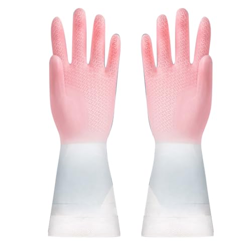 LIYJTK Latex Küchenreinigung Handschuhe Multifunktionale Haushaltshandschuhe (L) von LIYJTK