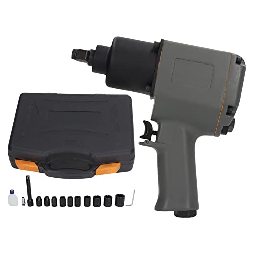 LIYJTK Luftaufprallschlüssel Handheld Hochgeschwindigkeit großer Torsion Pneumatic Impact Wrax mit Steckdose für die Reparatur von Automobilen von LIYJTK