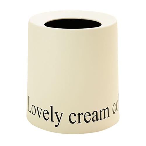 LIYJTK Moderner Minimalismus große Kapazität rund Müll kann für Wohnzimmer zu Hause (M 25x25x10.5cm / 9.8x9.8x4.1in) von LIYJTK