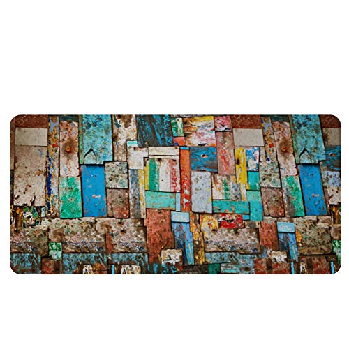 LIYJTK Polyester Nicht -Schlupf -Tür Matte Wasser absorbierende 3D - Badezimmer Wohnzimmer Nachttisch (40 * 120 cm) von LIYJTK