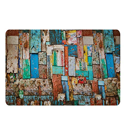 LIYJTK Polyester Nicht -Schlupf -Tür Matte Wasser absorbierende 3D - Badezimmer Wohnzimmer Nachttisch (50 * 80 cm) von LIYJTK