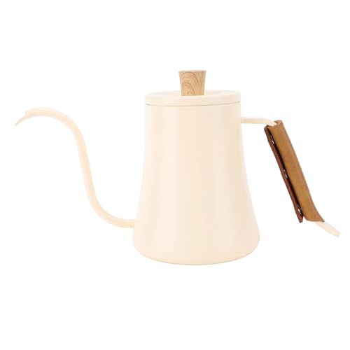 LIYJTK Schwanenhals Kessel 600 ml über Kaffee -Tee -Topf 304 Edelstahl Handtropftopf Haus innen im Freien von LIYJTK