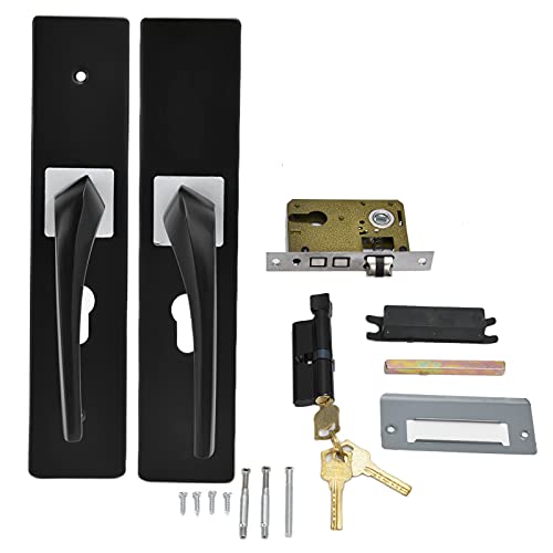 LIYJTK Schwarz Einfacher Stummschalter Universal Grip Pull Schlafzimmertür für Raum Moderne Stil Innenräume Gewerbewohnungen von LIYJTK