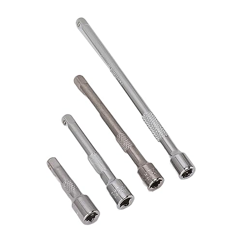 LIYJTK Sockel -Verlängerungsstange Set Long Welle 50 mm 75 mm 100 mm 150 mm Ratschenquelle Verbessertes wesentliches Werkzeug für die industrielle mechanische Arbeit von LIYJTK