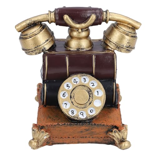 LIYJTK Vintage Decorative Phone Model sparen Topf Retro Dial Home Telefon Model Barfenster Fenster von LIYJTK