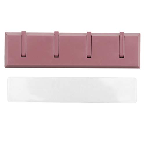 LIYJTK Wall Row Haken Schlachtmantel Schlüsselhalter Tür Hutbügel Badezimmer Walltür für Küchenbad (Tiefes Fleisch) von LIYJTK