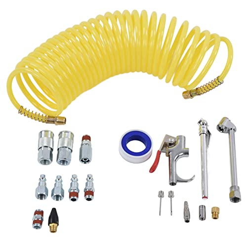 Luftkompressor -Reifenschlauch -Kit Industrial Connector Schnellanschluss -Blow - -Set für Automobil -Workshop -Garage von LIYJTK