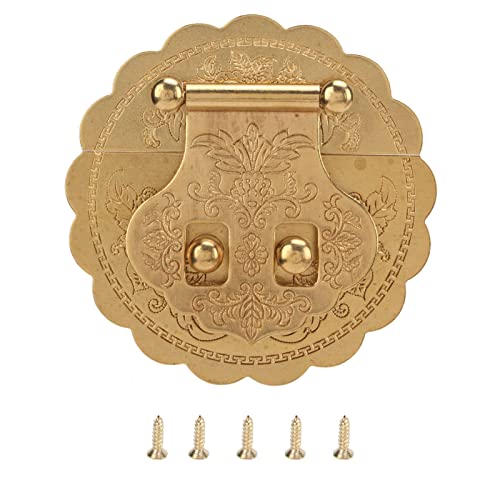 Messing Hasp -Schnalle Lock Retro Design Metallschloss für Schrank Holzkiste Messing Hasp -Schnalle Lock Retro Design Metallschloss für Schrank Holzkiste von LIYJTK