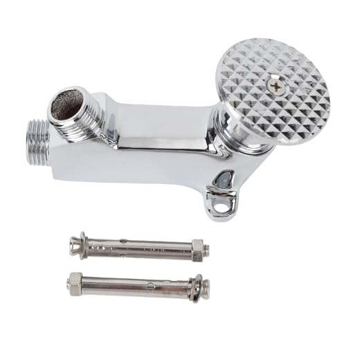 Messingfuß -Pedalventil bequemer berührungsloser Wasserhahn bedienen Vorsprung für Badezimmerbecken Wasserhahn rund von LIYJTK