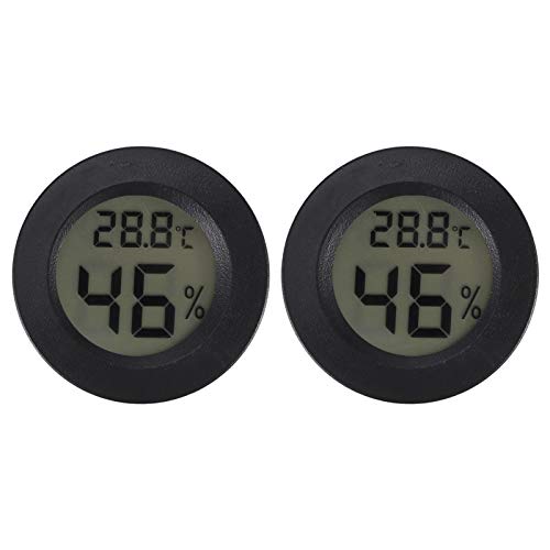 Mini Digital LCD Thermometer Hygrometer, tragbare Temperaturfeuchtigkeitsmessgerät für Reptilienbox Baby Room Office Mini Digital LCD Thermometer Hygrometer, tragbare Temperaturfeuchtigkeitsmessgerät für Reptilienbox Baby Room Office von LIYJTK