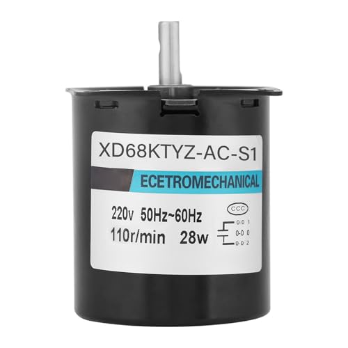 Permanent Magnet Synchronen Zahnradmotor kleines Volumen großes Drehmoment für Automatisierungsbühnenlampen AC220V 28W 2,5 20 30 110 U/min CW CCW (110 Kurven) von LIYJTK