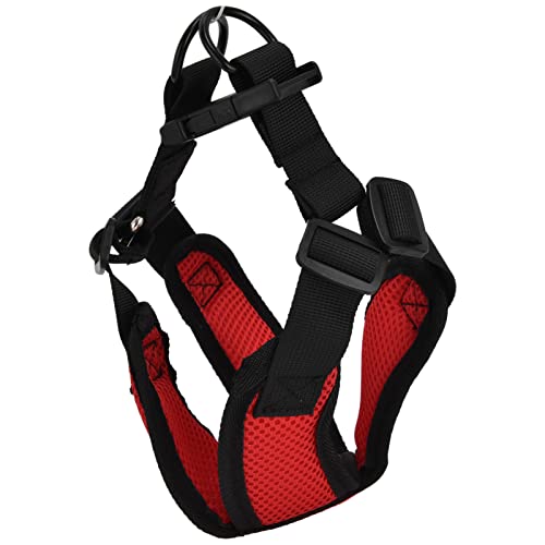 Pet Weste Kabelbaum reflektierend Bequeme einfache Kontrolle Kleiner mittelgroßer Hund Laufen Wandertraining Nylon Mesh (S) von LIYJTK