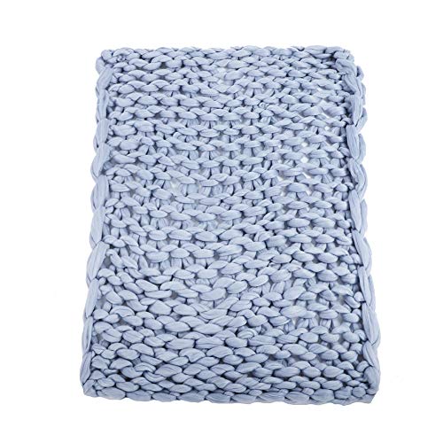 Plüsch Super Big Big Chunky Strick Sofa Decke warmes weiches Sperry, um dem Wohnzimmer Schlafzimmer Wärme zu verleihen (100x120) von LIYJTK