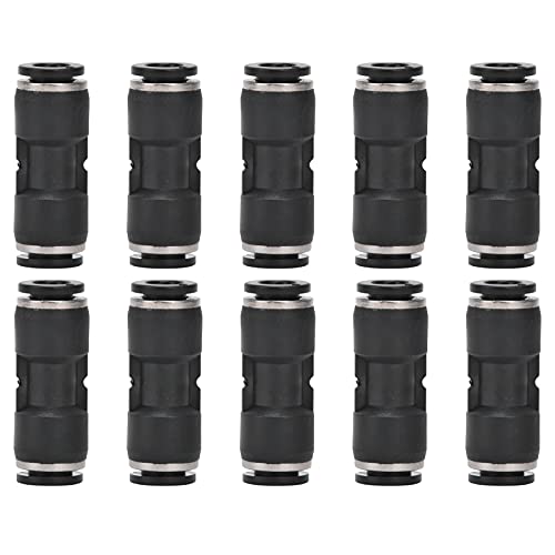 Pneumatische Anschlüsse Gerade Push -Rohr -Armaturen Luftkompressorzubehör für Automatisierungsgeräte (Tracheal -Außendurchmesser 6 mm) von LIYJTK