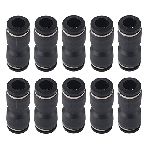 Pneumatische Anschlüsse Gerade Push -Rohr -Armaturen Luftkompressorzubehör für Automatisierungsgeräte (Tracheal -Außendurchmesser 8 mm) von LIYJTK