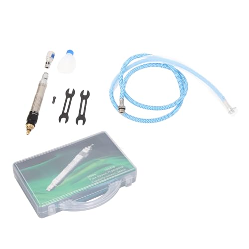 Pneumatischer Gravierstift, einstellbar, 70.000 U/min, Luft-Mikrostift, Stabschleifer, Werkzeug, Poliermaschine zum Schleifen, Polieren, Bohren, Gravieren von LIYJTK