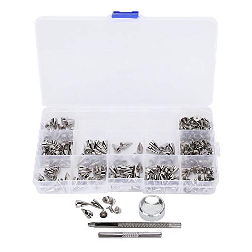 Punk Spikes DIY Zinklegierung Kegel Handwerk Spot Leder Kleidung Nieten Werkzeug 7 x 14MM von LIYJTK
