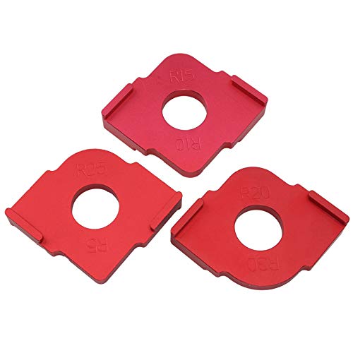 R gerundete Eckvorlage Router Holzbearbeitung Locator R5-R25 R10-R15 R20-R30 für professionelle Holzarbeiter Aluminiumlegierung von LIYJTK