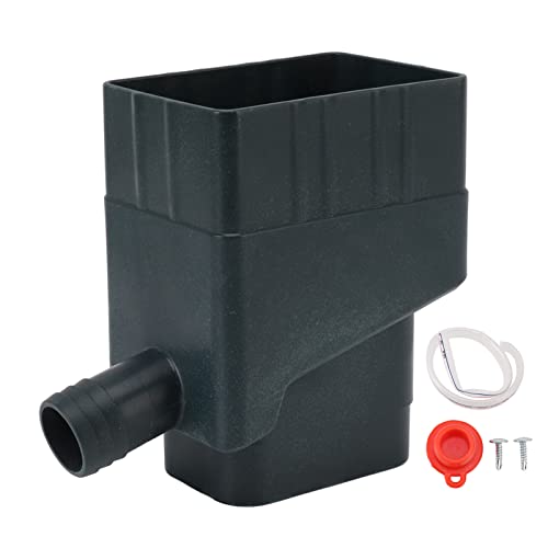 Regenwassersammelsystem UV -resistentes Down -Spout -Diverter -Kit für Gartenrasen im Freien (Grün) von LIYJTK