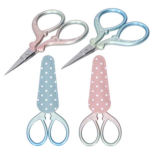 Retro Schere mit hoher Kohlenstoffstahlgrenze scharfe Schneidstickstätte Garnfadenschere mit Abdeckung DIY-Handwerkswerkzeuge, die zum Nähen des Stickens geeignet sind Retro Schere mit hoher Kohlenstoffstahlgrenze scharfe Schneidstickstätte Garnfadenschere mit Abdeckung DIY-Handwerkswerkzeuge, die zum Nähen des Stickens geeignet sind von LIYJTK