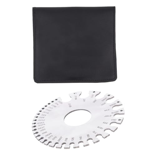 Rostfreie Stahlrunde Drahtdicke Messer Tester Lineal Tool für Metallhandwerk Rostfreie Stahlrunde Drahtdicke Messer Tester Lineal Tool für Metallhandwerk von LIYJTK