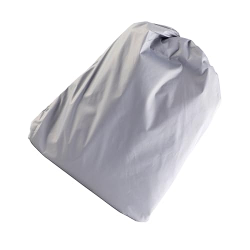 Runde -Abdeckung wasserdicht 190 Silber Polyester Taftkappe kompakt für Außenbaden (Grau) von LIYJTK