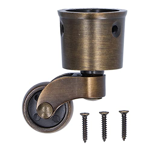 Runde Cup Caster Zink Legierung Vintage Matt exquisit stabil stabil stabil stiller Raddurchschnitt, für Sofa, Klavier, Bücherregale und mehr Runde Cup Caster Zink Legierung Vintage Matt exquisit stabil stabil stabil stiller Raddurchschnitt, für Sofa, Klavier, Bücherregale und mehr von LIYJTK