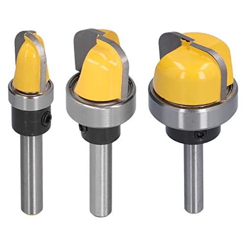 Runde Nasenbitbox Schüssel -Tablett -Schablone Teller Schnitzrouter Cutter mit 1/4 -Zoll -Schaft (1-1/8 Zoll + 3/4 Zoll + 1/2 Zoll) von LIYJTK