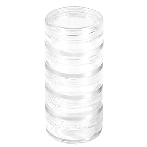 Runde Schmuckschachtel transparent robuste PP 5 Tiers Design Light Tragbare Schmuckstaierbox für Familienbüroreisen Runde Schmuckschachtel transparent robuste PP 5 Tiers Design Light Tragbare Schmuckstaierbox für Familienbüroreisen von LIYJTK