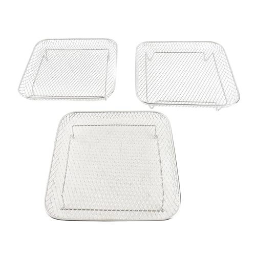 SUS304 Edelstahl 3 Schicht Quadrat -Fritteuse Grillständer Accessoire für Familienversammlungen SUS304 Edelstahl 3 Schicht Quadrat -Fritteuse Grillständer Accessoire für Familienversammlungen von LIYJTK