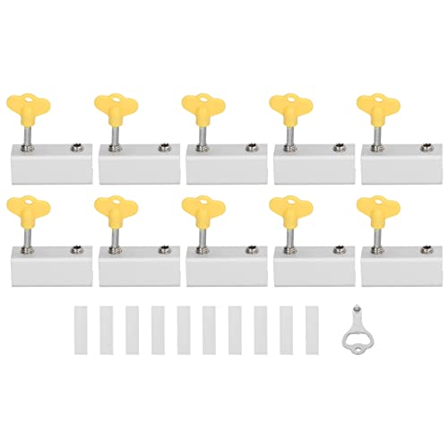 Schiebefensterverriegelungsvereinbarungstür Stopper Home Office Aluminiumlegierung (Silber) von LIYJTK