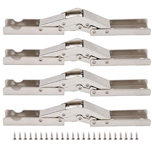 Schrankscharniere Brückengeformte Schrank Türscharniere Möbelhardware für Schränke Kleiderschränke, 4 Sets Beschichtung Schrankscharniere Brückengeformte Schrank Türscharniere Möbelhardware für Schränke Kleiderschränke, 4 Sets Beschichtung von LIYJTK