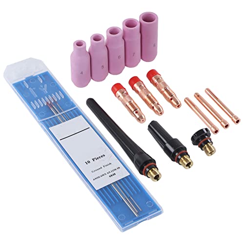 Schweißfackelzubehör-Kit hochwertiger Gaslinsen-Isolator Kit für WP17 18 26 Taschenlampe von LIYJTK