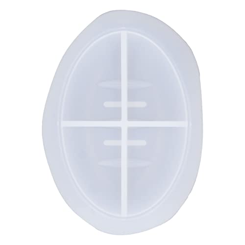 Seifenschale Form DIY Herstellung Oval Form Silikon Spiegel Undichte Ablauf Seife Box für Handwerk von LIYJTK