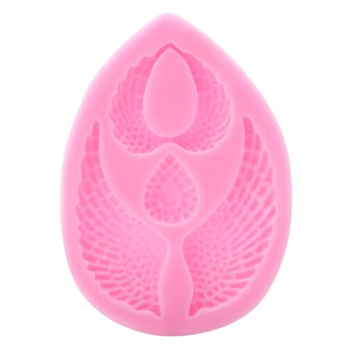 Silikon Angel Wings Bäckerei Form nicht und langlebig ideal für Seife Schokoladen-DIY Backrosa von LIYJTK