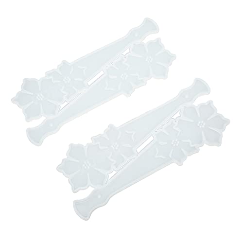 Silikonform Elastizität wiederverwendbares DIY -Kristall -Drop -Kleber Narzler -Lüfterform zum Handwerk von LIYJTK