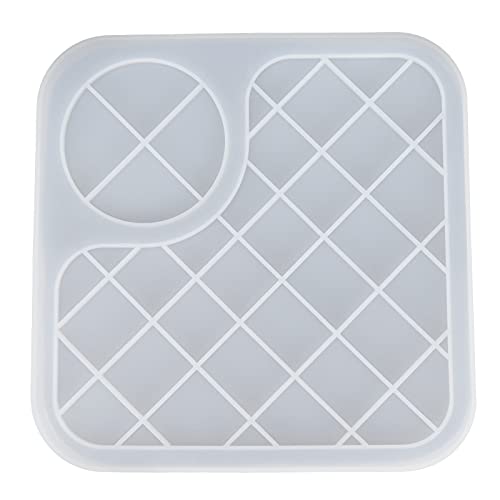 Silikonform Translucent Harzschale Werkzeug zum Backdekoration DIY (L 34x34x12.5cm) von LIYJTK
